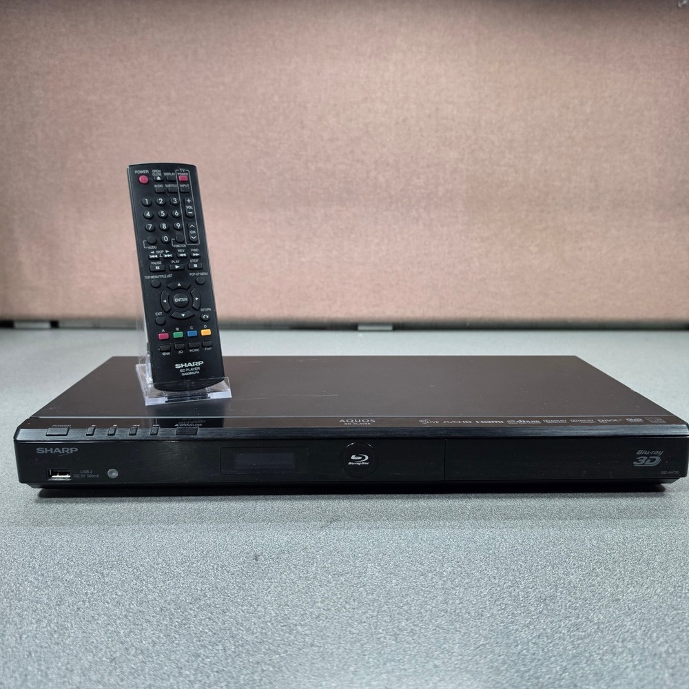 Sharp AQUOS Blu-ray Player BD-HP35U 3D HDMI Remote Tested works